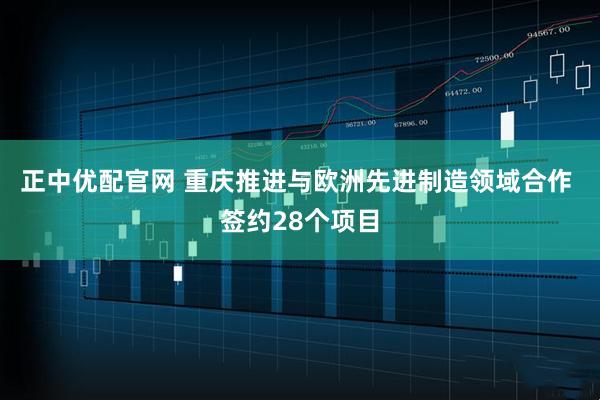 正中优配官网 重庆推进与欧洲先进制造领域合作 签约28个项目