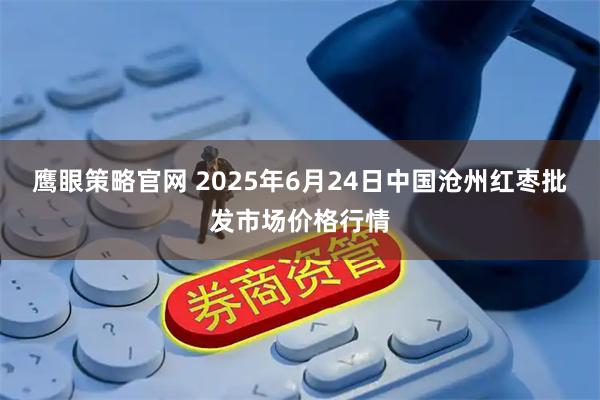 鹰眼策略官网 2025年6月24日中国沧州红枣批发市场价格行情